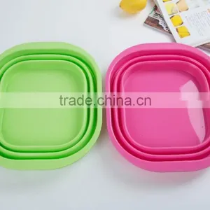 Silicone Folding Pots Vegetables Wash Basin Car Portable Fishing Water Bucket thumbnail-5