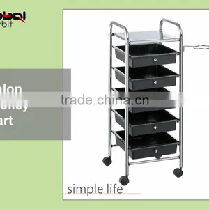 Newest Design Storage Comfortable Beauty Hair Drawer Salon Trolley Cart thumbnail-1