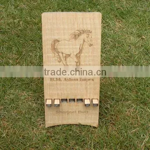 Laser Cut Solid Wooden Stand for Cellphone thumbnail-2