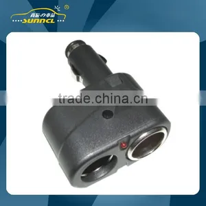 2015 Socket Adapter Plug Car Charger 2 Way Used With CE Certificate for Cell Phones , IPhones , IPads & Tablet thumbnail-1