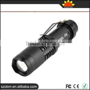 Hot Sales Tactical Flashlight ,XM-L T6 1000 lm Led Flashlight ,Zoomable Flashlight thumbnail-1