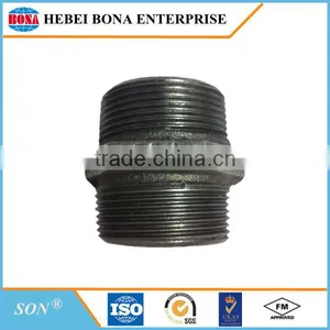 SON Brand Male Black Malleable Iron Pipe Fitting Nipple thumbnail-1