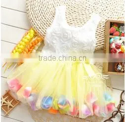 2015 New Design Little Baby Girl Dance Costumes Dress Fashion Baby Dress Baby Party Clothes Newborn Dress for Girl thumbnail-3