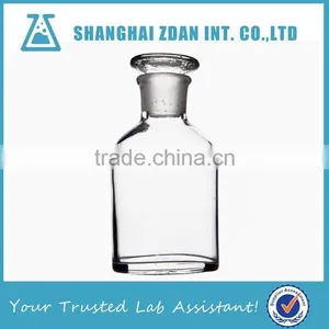 Clear, Narrow Mouth Reagent Bottles With Ground-in Glass Stopper Or Plastic Stopper, Laboratory Glassware thumbnail-1