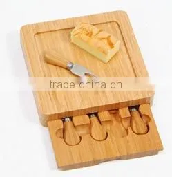 Cheese Knives With Bamboo Case #10816 thumbnail-1
