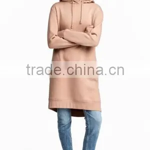 China Factory Distressed Hoodie Ladies New Fashion Long Sweatshirt Dress Professional Casual Hooded Shirt Tops Sweatshirt thumbnail-2