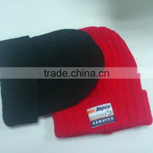 100% Acrylic Knitted Beanie Hat thumbnail-5
