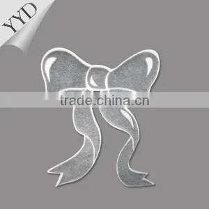 Custom Bow Heat Transfer Design Decoration Motif on Garment thumbnail-1