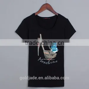 Latest Fashion Casual Elegant Short Sleeve Summer Women Printed T Shirt thumbnail-6