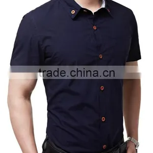 Cheap Items to Sell Slim Fit Thin Shirt 2015 New Products Button Down Shirt Manufacturer thumbnail-3