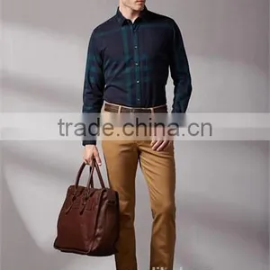 Egyptian Cotton Plaid Men Shirt SHL101 thumbnail-6