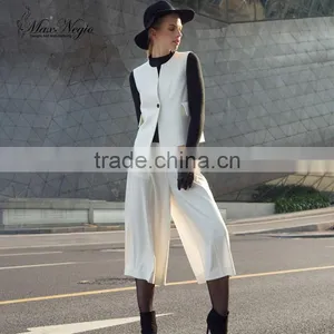 Guangzhou Garment Factory Formal Casual Wear High End Ladies Fashion Pants 2016 thumbnail-1