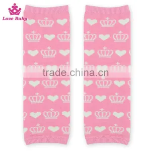 Stylish Crown Printed Fashion Cotton Leg Warmer Kid Knitting Leg Warmer Socks thumbnail-1