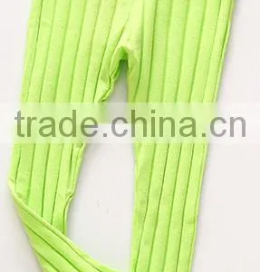 Fashion Unique Slim Design Breathable Children Knit Tight Pants/customized Seamed Kids Trousers Design for Girls thumbnail-5