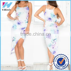 Dongguan Yihao 2015 Floral Print Summer Dress Fashion Print Dress With Summer thumbnail-1