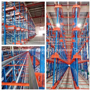 Industrial Radio Pallet Shuttle Racking For Cold Food And Freezing Sea Food Warehouse Storage thumbnail-3