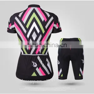 BEROY Customized Women's Cycling Tops and Shorts,China Breathable Bike Jersey Set thumbnail-2