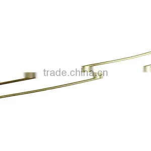 String Materials Round Gold Plated 0.4mm Copper Beading Wire Thread Cord thumbnail-3