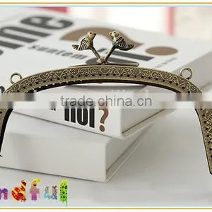 Wholesale Bird Head Kiss Lock Handicraft Supplies Metal Purse Frames thumbnail-4