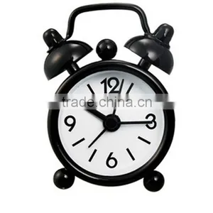 Lovely Mini Cartoon Dial Number Round Desktop Alarm Clock Clocks thumbnail-1