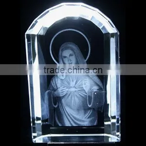 Good K9 Crystal 3D Laser Engraving Crstal Block thumbnail-1