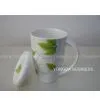 Bone China Decal Mug With Cover thumbnail-1