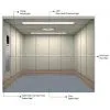 China 2000kg VVVF Cargo Goods Lift Freight Elevator in Painted Steel Finish (XNHT-001) thumbnail-1