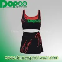 Custom Sublimated Printing Logo Netball Jersey thumbnail-3