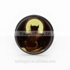 Women Alloy Black Cat Design Ring/creative Women Rose Ring Top Quality Ring thumbnail-4
