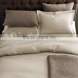 100% Stone Washed Soft Linen Dyed Bedding Sets/natural Linen Sheet Sets China Manufacturer thumbnail-4