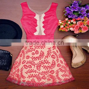 Onen 2016 Sexy Lingerie Women Sexy Lace Sleeveless Bodycon Evening Party Cocktail Clubwear Mini Dress thumbnail-1