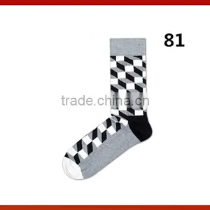 Colorful Compression Man Custom Happy Socks Cotton Tube Sock Factoy thumbnail-3