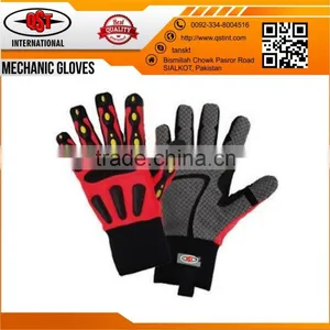 Mechanics Gloves Super Safety Work Impact Riggermen Hi-Vis Synthetic Leather thumbnail-4