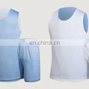 Custom Team Youth Polyester Reversible Basketball Uniforms thumbnail-6