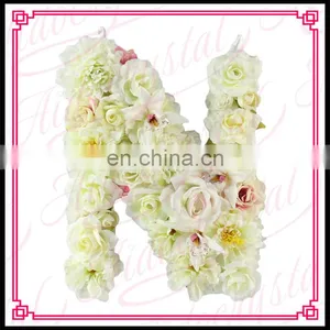 Aidocrystal Home Decoration Silk Orchid Rose Bouquets Letter Wedding Green Artifical Flowers Decor thumbnail-3