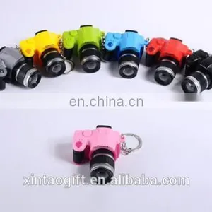 Simulation SLR Camera Modeling Key Pendant LED Luminous Sound Cartoon Bag Ornaments Key Ring Small Gifts thumbnail-3