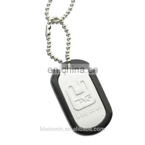 High Quality New Hotsale Custom Metal Blank Dog Tags Dogtag Matte or Shiny Dog Tag Stainless Steel Rolled Edge Dog Tag thumbnail-1