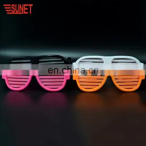 Hot Sale New Product New Design Sound Activated LED Glasses Color Customized New Style thumbnail-2