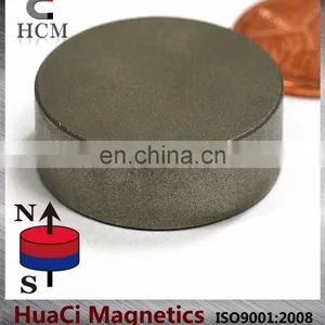 SmCo Magnets Dia 1"X3/8" Samarium Cobalt Magnets 572F Temperature thumbnail-1