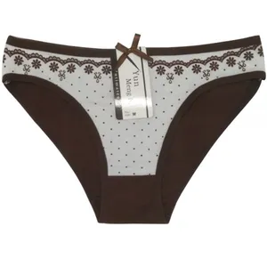 Yun Meng Ni Sexy Underwear Cute Round Dot Printing Ladies Briefs Breathable Cotton Women Panties thumbnail-5