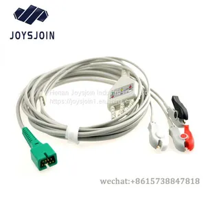 MEK 3lead ECG Cable With Clip thumbnail-1