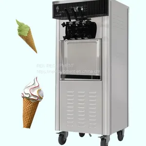 Commercial Floor Style Frozen Yogurt Soft Ice Cream Machine Whatapp/wechat 008613824555378 thumbnail-2