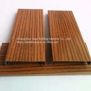 High Side Windproof Aluminum Buckle Ceiling Clubhouse Oak Grain thumbnail-2