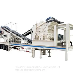 Zhengzhou Stone Ballast Portable Mobile Aggregates Impact Crushing Plant thumbnail-2
