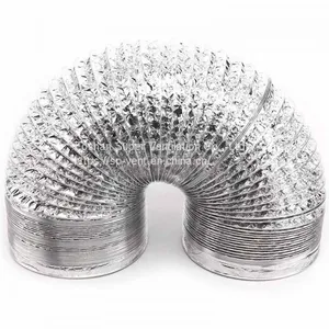 Flexible Aluminum Duct Aluminum Hose Fire Resistant Aluminum Hose Industrial Ducting Hose Supplier thumbnail-1