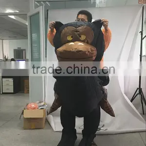 Adult Inflatable Riding Gorilla Illusion Funny Costume Halloween Fancy Dress thumbnail-1