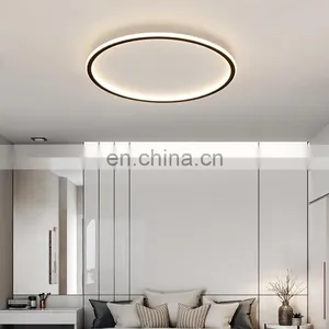Nordic Luxury Bedroom Led Ceiling Lamp Round Creative Personality Living Room Lamps Simple Modern Ultra-thin Bedroom Lamp thumbnail-3