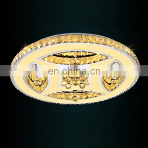 Led Ceiling Lamp Fashion Crystal Ceiling Lamp Stainless Steel Creative Led Lightings thumbnail-2