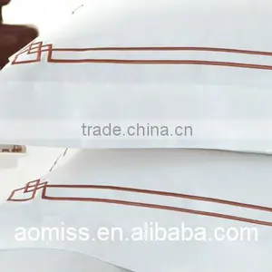 100% Cotton White Cotton Embroidered Duvet Cover Hotel Towels and Bed Linen thumbnail-1