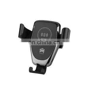 Qi Wireless Car Charger Phone Holder 10W 2020 New Product Wholesale Mobile Phone Q12 Car Wireless Fast Charger For IPhone thumbnail-1